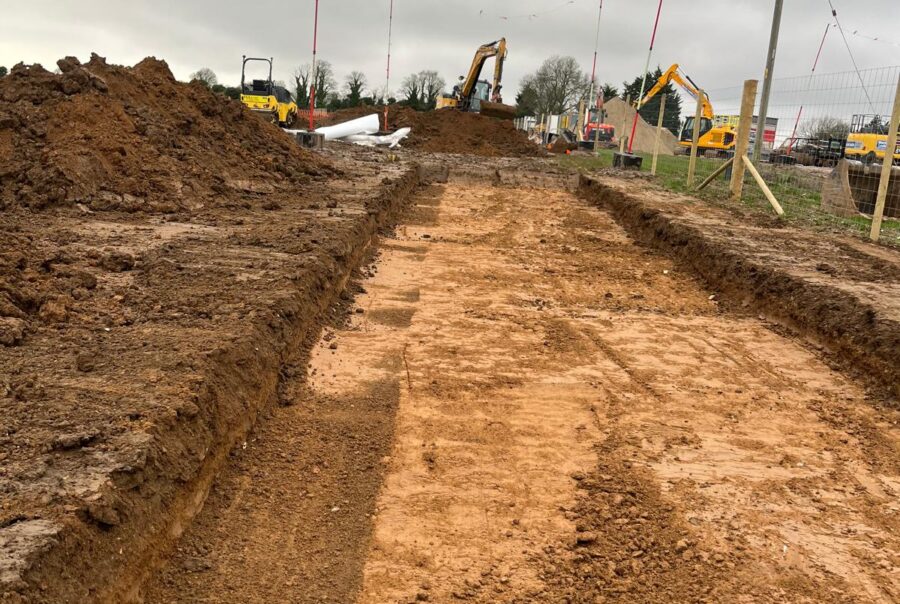 solar trackway work